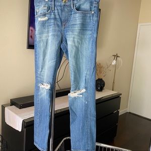 Frame Le Boy High Waist Jeans in Kirkwall